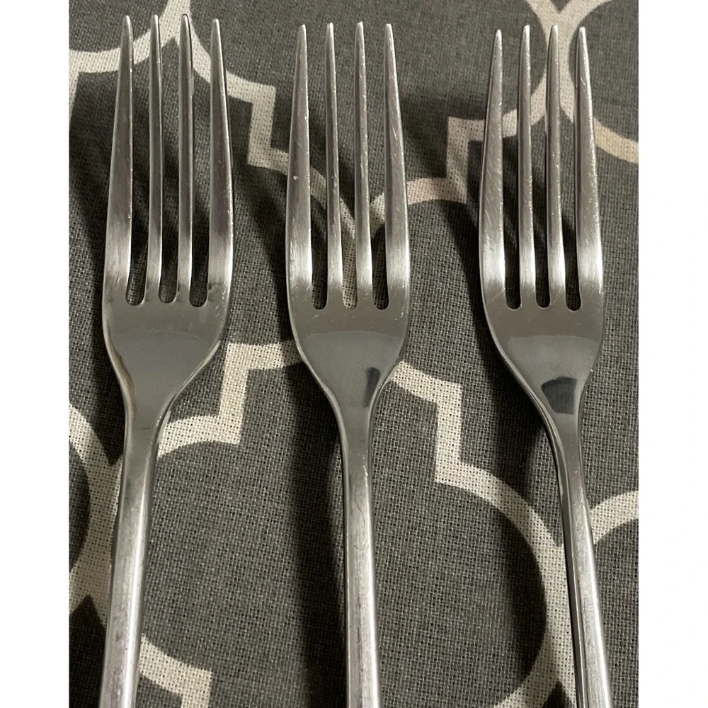Robert Welch Radford Flatware Three Salad Forks Pre-owned Very Good Condition